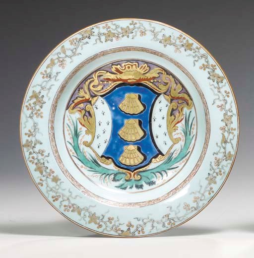 AN ARMORIAL SOUP PLATE