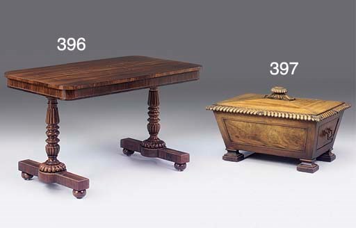 A William IV mahogany cellarette