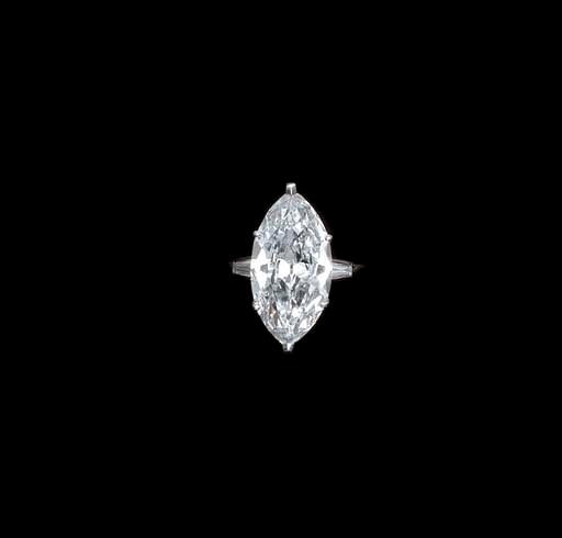 A DIAMOND SINGLE-STONE RING, BY CARTIER