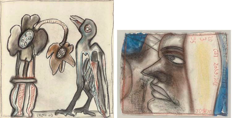 Jogen Chowdhury (b. 1939)