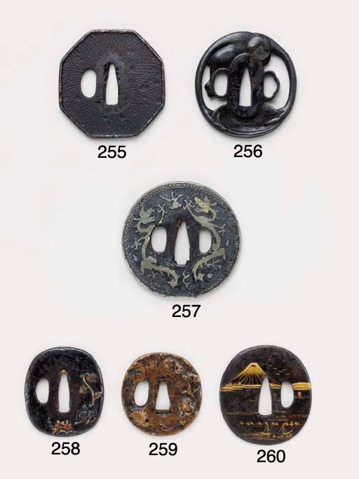 A Group of Six Tsuba