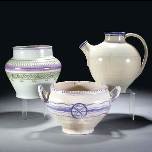 A CSA JARDINIERE IN THE STYLE OF JAMES RADLEY YOUNG, c.1920