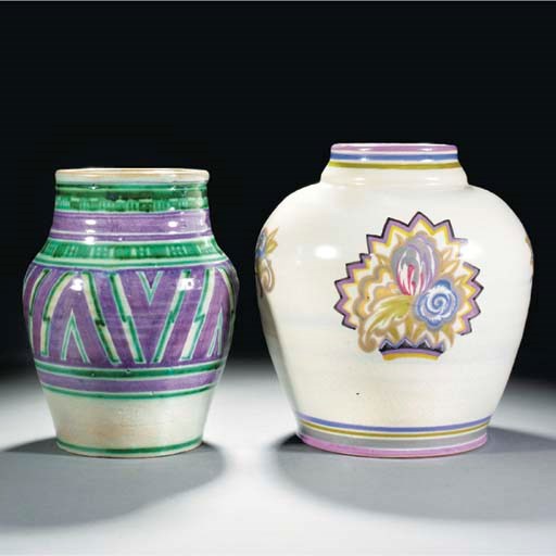A CSA LAMP BASE POSSIBLY DESIGNED BY JAMES RADLEY YOUNG, 1921-22