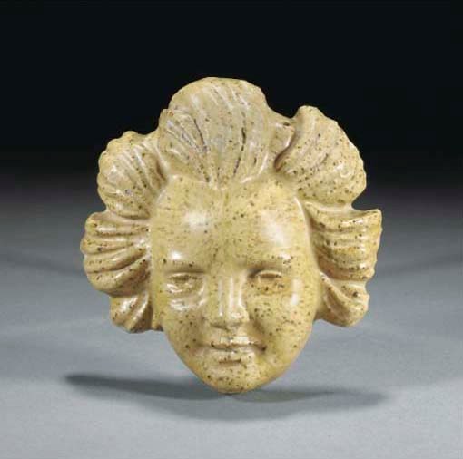 A CSA WALL MASK DESIGNED AND MODELLED BY PHOEBE STABLER, 1921