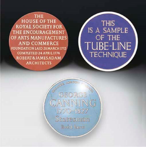 A CARTER & CO. TILE PLAQUE