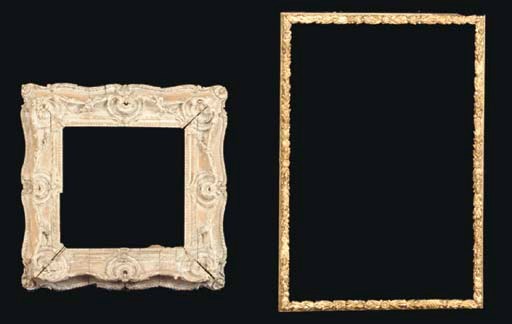 A group of two 18th century frames