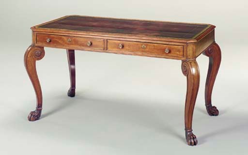 A REGENCY MAHOGANY WRITING-TABLE