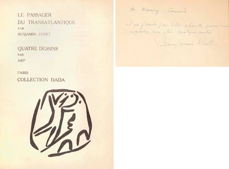 Benjamin PÉRET -- Jean ARP