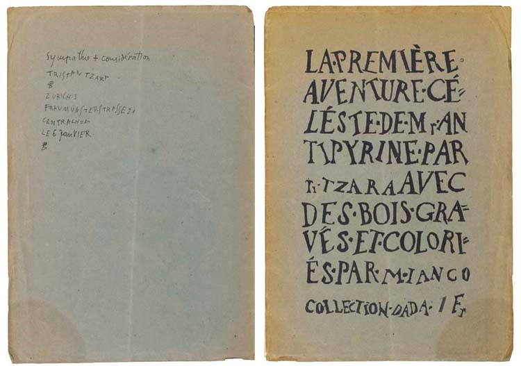 Tristan TZARA -- Marcel JANCO