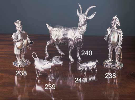 A Victorian Silver Cow Creamer
