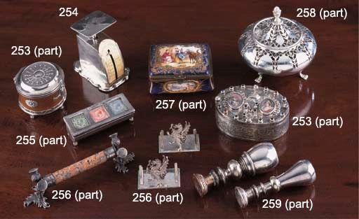 Four Various Enamel or Eartherware Boxes