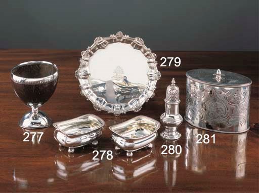 A Georgian Silver-Mounted Coconut Cup