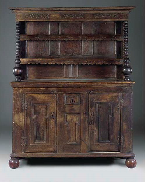 A Victorian oak dresser