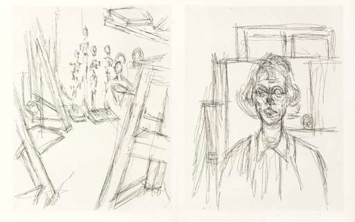 ALBERTO GIACOMETTI AND MARCEL DUCHAMP
