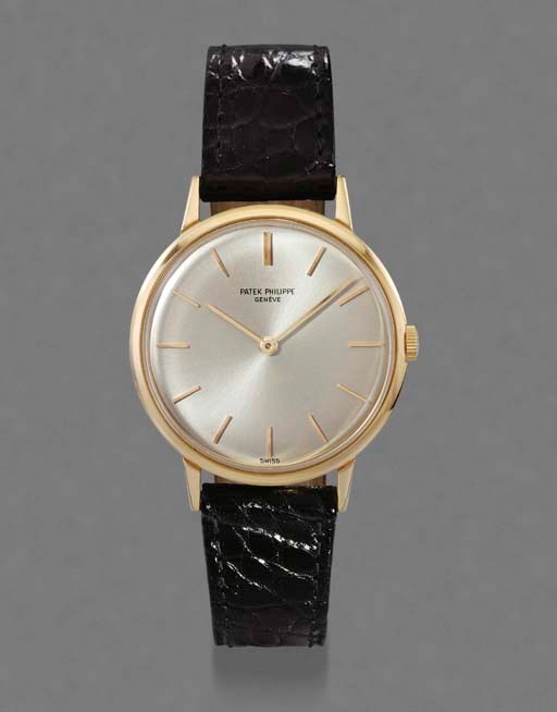 Patek Philippe. An 18K gold wristwatch