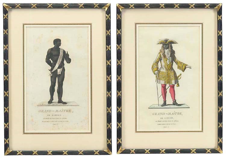 A PAIR OF FRENCH  ENGRAVINGS