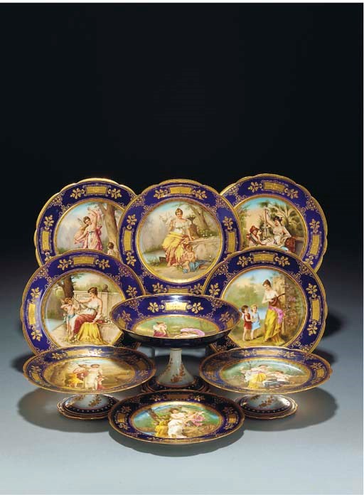 A Vienna style part dessert-service