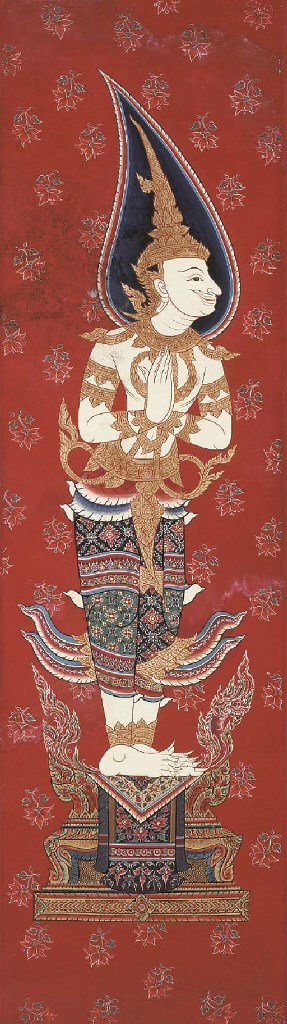 A Set of Thai Temple Banners