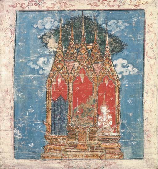 A Set of Two Thai Paintings