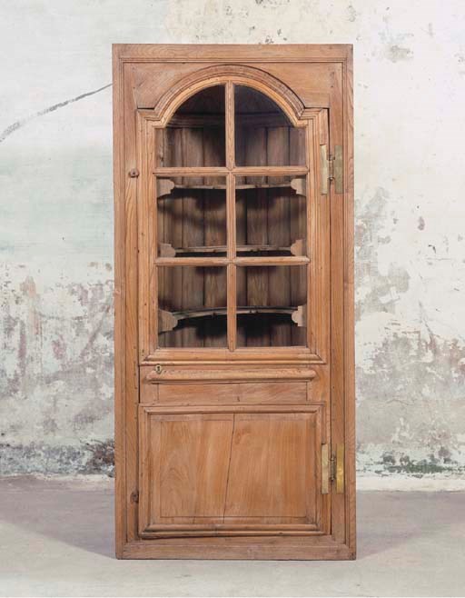 A GEORGE II ASH AND ELM CORNER BUFFET
