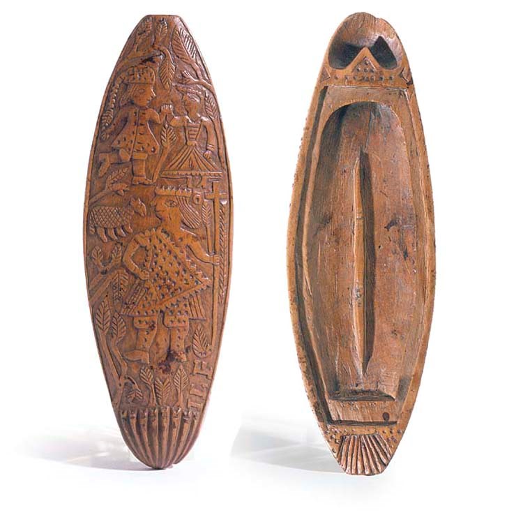 A FRENCH BOXWOOD SNUFF RASP