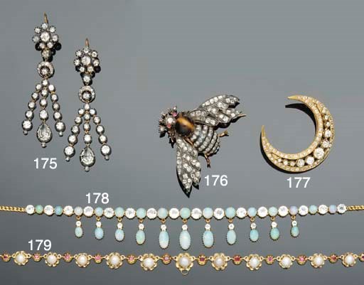 A late 19th century diamond, gem and enamel bee brooch
