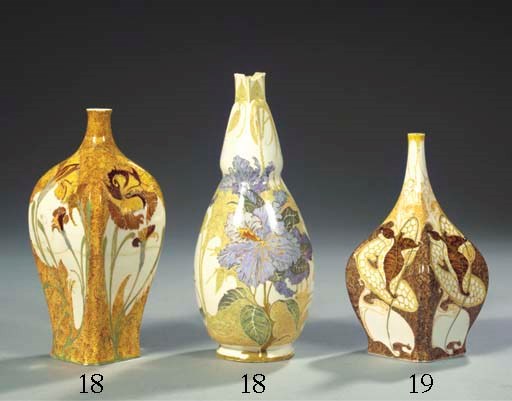 (2) AN EGG-SHELL PORCELAIN VASE