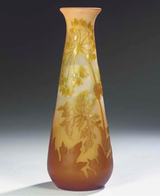 A CAMEO GLASS VASE