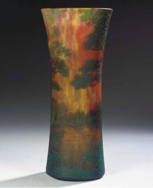 A CAMEO GLASS VASE