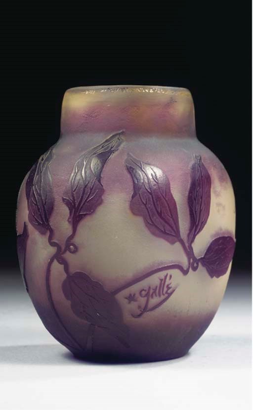A CAMEO GLASS VASE