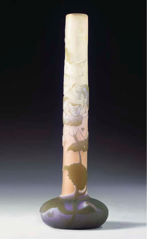 A CAMEO GLASS VASE