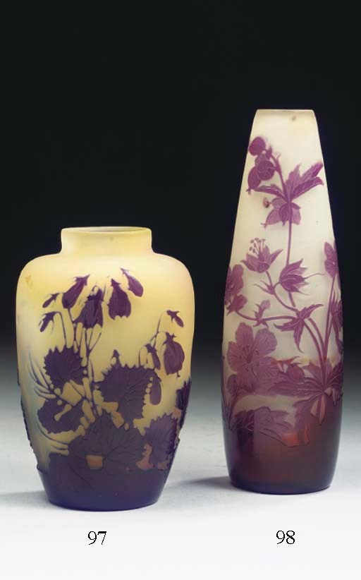 A CAMEO GLASS VASE