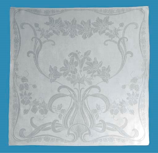 (6) SIX FINE DAMASK LINNEN NAPKINS