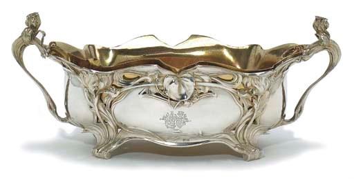 A German silver jardiniere
