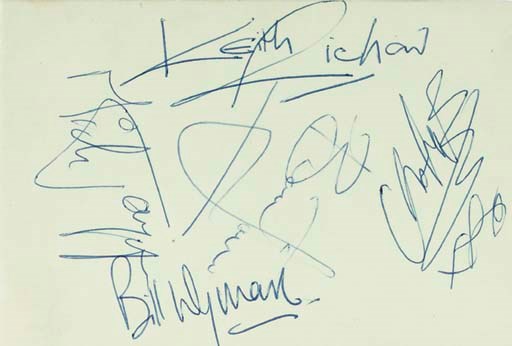 ROLLING STONES SIGNATURES