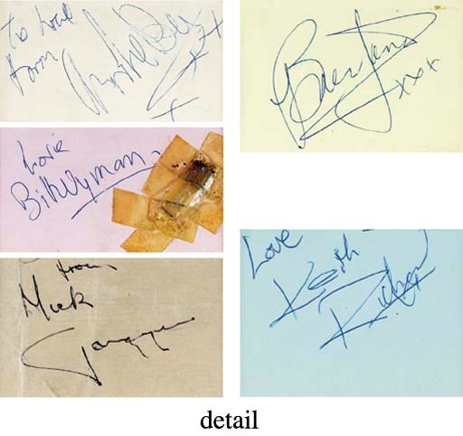 ROLLING STONES SIGNATURES