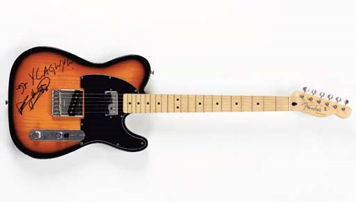 KEITH RICHARDS SIGNED GUITAR