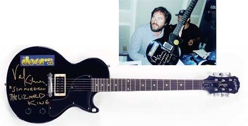VAL KILMER SIGNED GUITAR