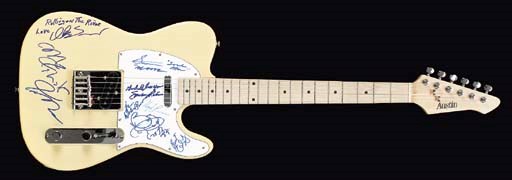 SOUL LEGENDS SIGNED GUITAR
