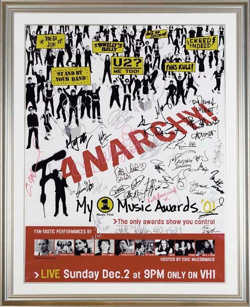 POSTER SIGNED BY CELEBRITIES