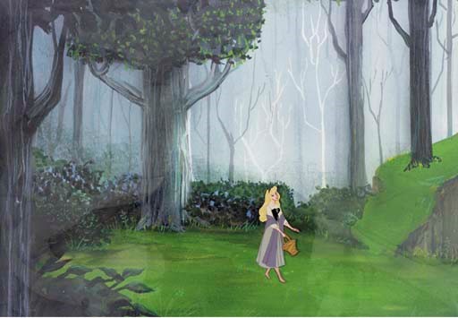 ANIMATION CELLULOID FROM "SLEEPING BEAUTY"