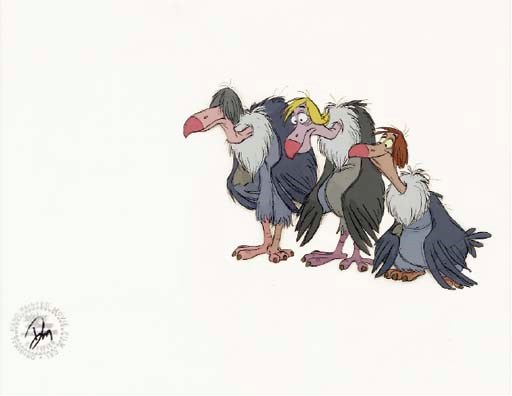 ANIMATION CELLULOID FROM "THE JUNGLE BOOK"