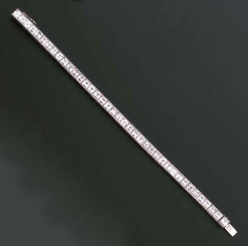 A DIAMOND LINE BRACELET, BY CARTIER
