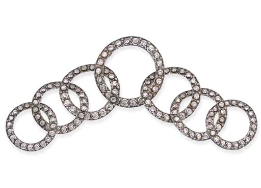 A BELLE EPOQUE DIAMOND TIARA, BY FRANZ KOCK