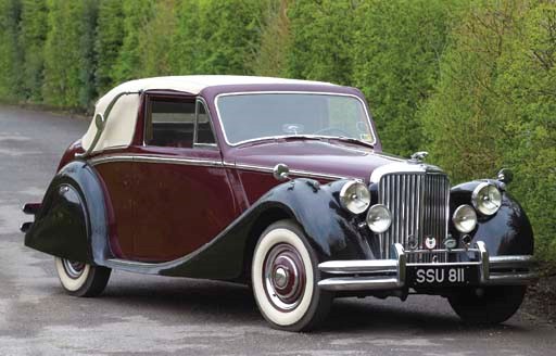 1950 3.5 LITRE JAGUAR MK V DROPHEAD COUPE