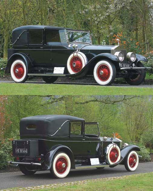 1927 ROLLS-ROYCE PHANTOM I PERMANENT SALAMANCA TOWN CAR