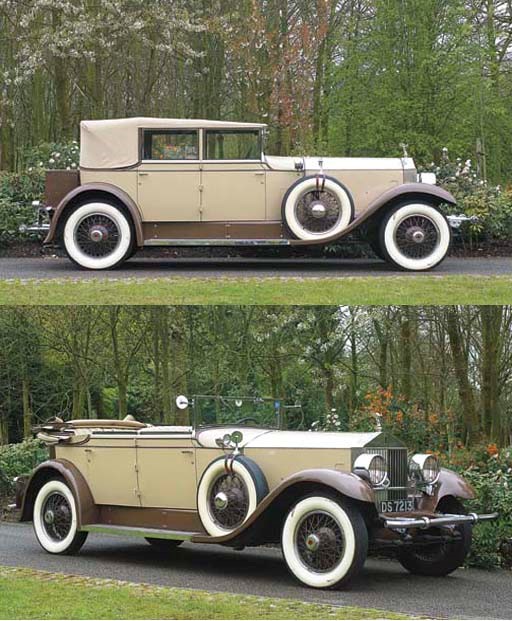 1928 ROLLS-ROYCE PHANTOM I NEWMARKET CONVERTIBLE SEDAN