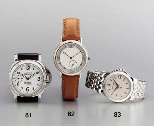 Panerai. A special edition stainless-steel waterproof wristwatch