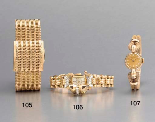 Patek Philippe. A lady's 18K pink gold bracelet watch