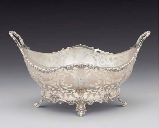 A George V Silver Basket